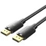 Vention Cable Conversor DisplayPort Macho a DisplayPort Macho 4K 2m Negro HAKBH